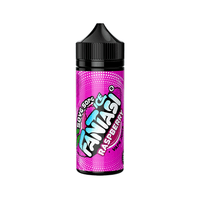 Fantasi Ice Raspberry 50/50 100ml shortfill bottle with a vibrant pink label.