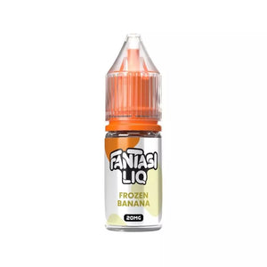 Fantasi Liq 10ml Nic Salt e-liquid frozen banana flavour - Available in 10mg & 20mg strength great for pod vape kits