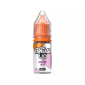 Fantasi Liq 10ml Nic Salt e-liquid grape ice flavour - Available in 10mg & 20mg strength great for pod vape kits