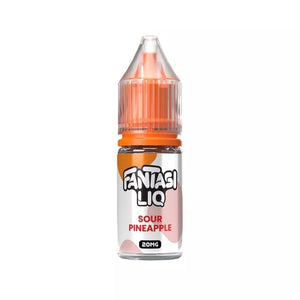 Fantasi Liq 10ml Nic Salt e-liquid sour pineapple flavour - Available in 10mg & 20mg strength great for pod vape kits