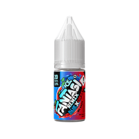 Fantasi Remix Blue Raspberry Cherry 10ml vape juice bottle with a colourful label.