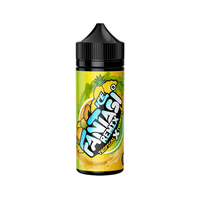 Fantasi Remix Tropical X Thunder e-liquid bottle with vibrant fruit-themed label design.