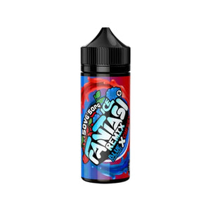 Fantasi Remix 50:50 Blue Raspberry x Cherry Ice Flavour 100ml Shortfill Vape Juice great for Sub-ohm Vape Kits & Sub-ohm Vape Tanks
