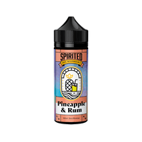 Fantasi Spirited Pineapple & Rum 100ml vape juice bottle with vibrant label design.