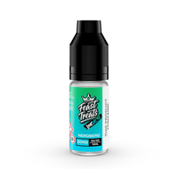 Feast Treats Nerdberg vape juice bottle, 10ml, 20mg nicotine salt.