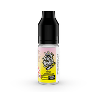 Feast Treats Pink Lemonade 10ml vape juice bottle, 20mg nicotine salt, UK brand.