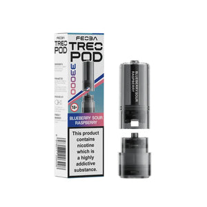 Feoba Treo Blueberry Sour Raspberry Flavour Refill Pods for the Feoba Treo 33K Prefilled Pod Vape Kit