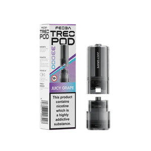 Feoba Treo Juicy Grape Flavour Refill Pods for the Feoba Treo 33K Prefilled Pod Vape Kit