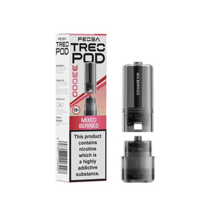 Feoba Treo Mixed Berries Flavour Refill Pods for the Feoba Treo 33K Prefilled Pod Vape Kit