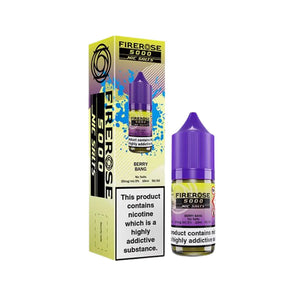 Firerose 5000 By Elux 10ml Salt Berry Bang Flavour - Perfect for Refillable Pod Vape Kit & Starter Vape Kits