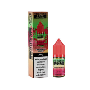 Firerose 5000 By Elux 10ml Salt Caribbean Crush Flavour - Perfect for Refillable Pod Vape Kit & Starter Vape Kits