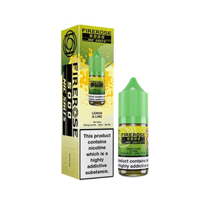 Firerose 5000 By Elux 10ml Salt Lemon & Lime Flavour - Perfect for Refillable Pod Vape Kit & Starter Vape Kits