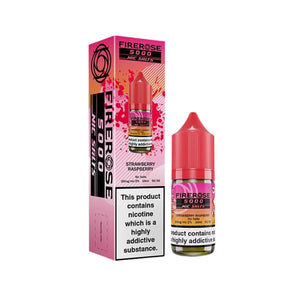 Firerose 5000 By Elux 10ml Salt Strawberry Raspberry Flavour - Perfect for Refillable Pod Vape Kit & Starter Vape Kits