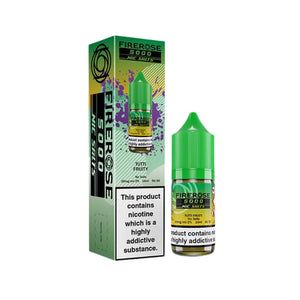 Firerose 5000 By Elux 10ml Salt Tutti Fruity Flavour - Perfect for Refillable Pod Vape Kit & Starter Vape Kits