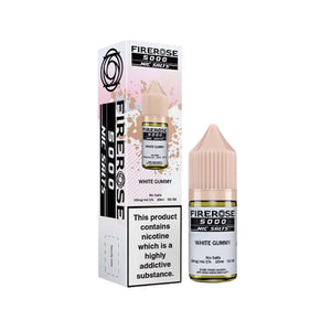 Firerose 5000 By Elux 10ml Salt White Gummy Flavour - Perfect for Refillable Pod Vape Kit & Starter Vape Kits