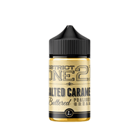 District One21 Salted Caramel e-liquid bottle, 100ml shortfill by Five Pawns.