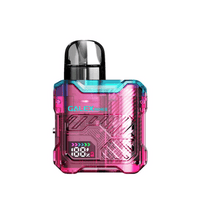 Freemax Galex Nano S Pod Kit in pink and blue with digital display.