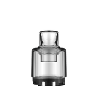 Clear Freemax Marvos replacement vape pod, transparent design, isolated on white background.