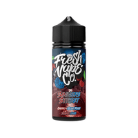 Fresh Vape Co. Sinners Street e-liquid bottle, cherry and blue razz flavour, 100ml shortfill.