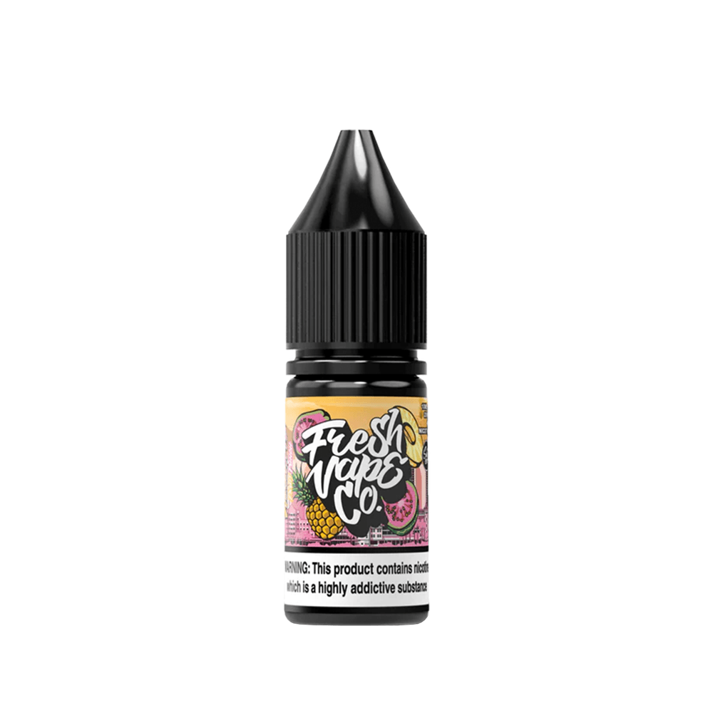 Fresh Vape Co 10ml vape juice bottle with colourful label design.