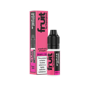 Fruit by Supergood Grapefruit & Pineapple Flavour 10ml Nic Salt E-liquid perfect for Refillable Vape Kits