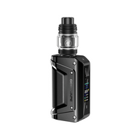 GeekVape Aegis Legend 3 kit in black, featuring a sleek design with a display screen.