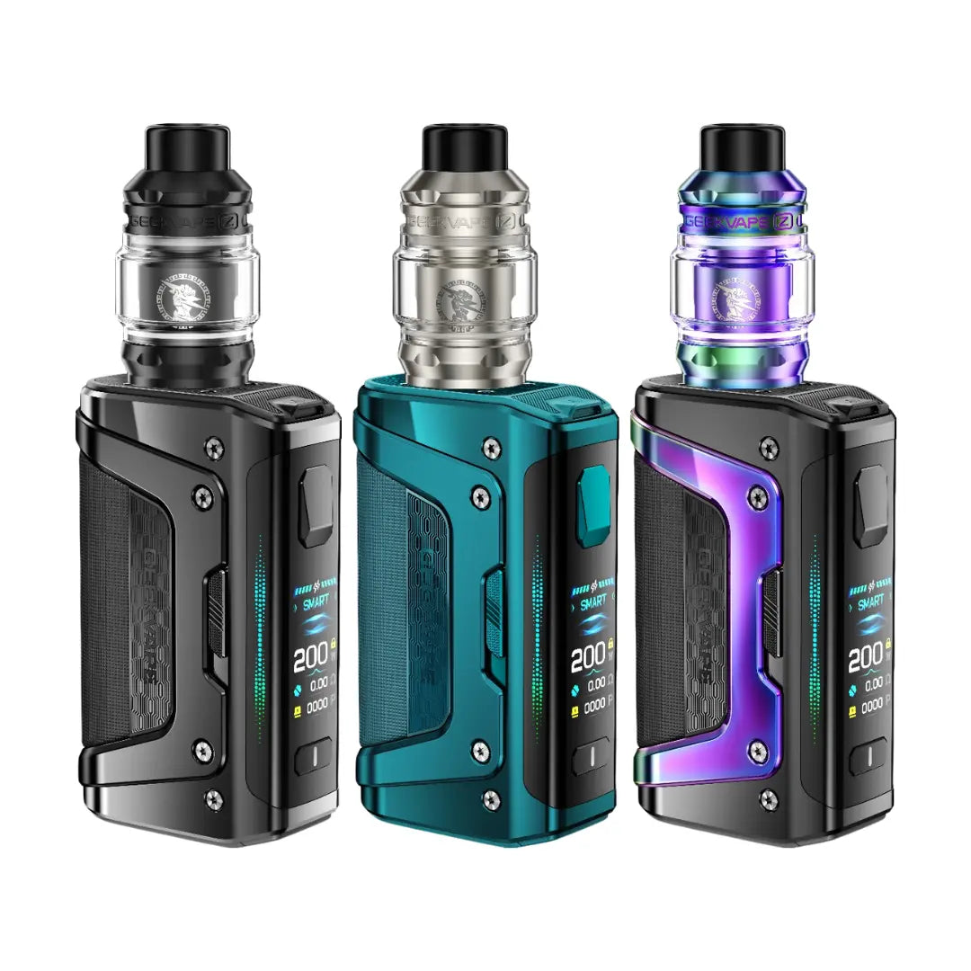 Geekvape Aegis Legend 5 Vape Kit 200W | Zeus Tank | 54.99 Geekvape Aegis Legend 5 Vape Kit 200W | Zeus Tank | 54.99