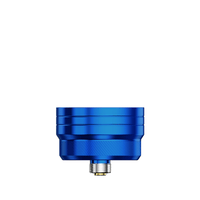 Blue GeekVape E100 510 adapter on a white background.