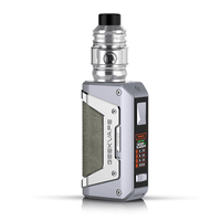 GeekVape L200 Aegis Legend 2 vape kit, silver finish with digital display.