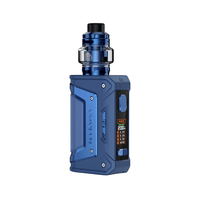 Blue GeekVape L200 Aegis Legend 2 Classic 200W Kit with display and tank.