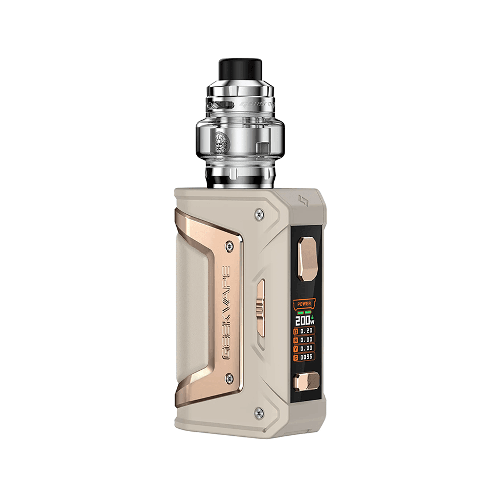 Geekvape L200 Aegis Legend 2 Classic 200W Kit in beige with a digital display.