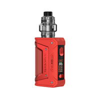 Red GeekVape L200 Aegis Legend 2 Classic 200W kit with display and tank.