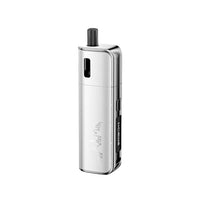 GeekVape Soul Pod Kit in sleek Versailles Silver, with a compact design and matte finish.