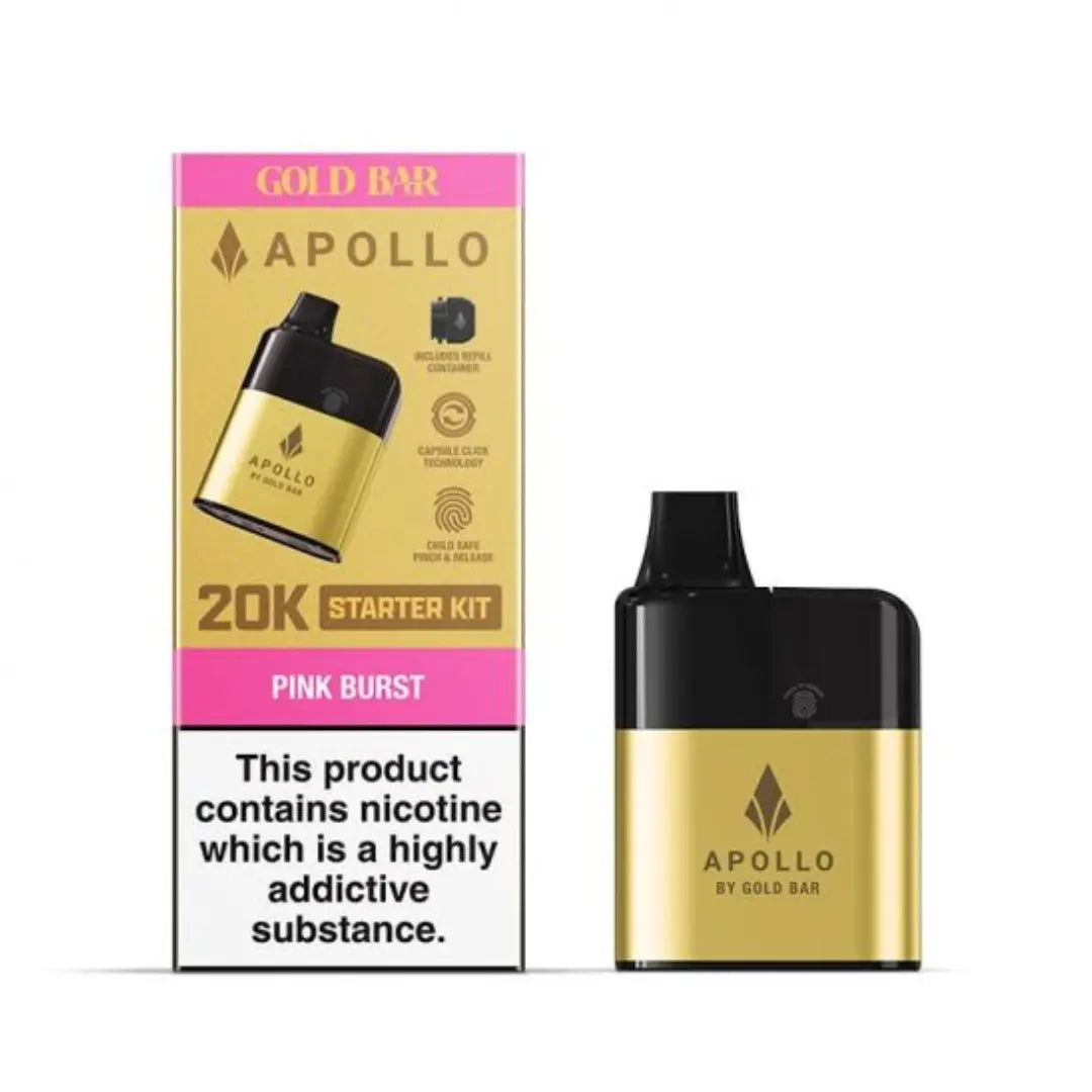 Gold Bar Apollo 20K Prefilled Pod Kit