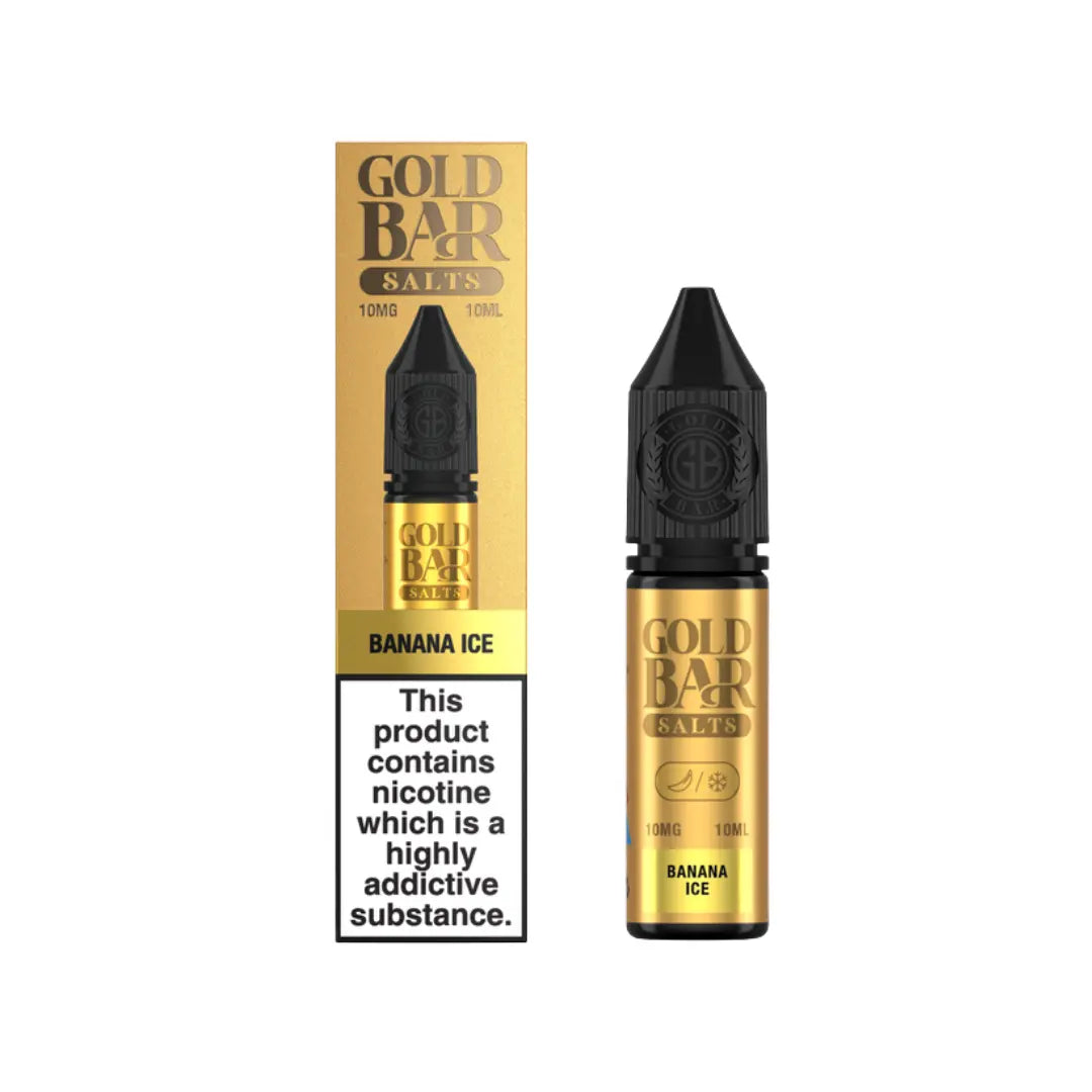 Gold Bar Banana Ice 10ml Nic Salt E-liquid | 1.99 Gold Bar Banana Ice 10ml Nic Salt E-liquid | 1.99
