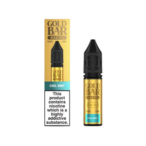 Gold Bar Nic Salt e-liquid Cool Mint Flavour