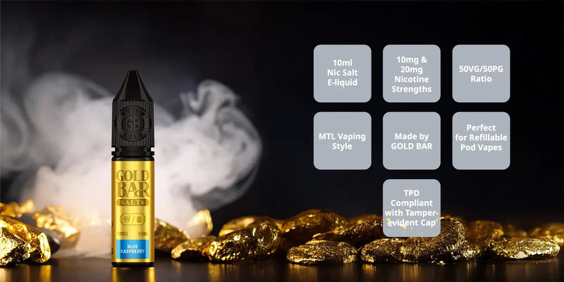 Why Gold Bar Nic Salts Make Sense