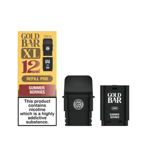 Gold Bar XL Summer Berries Refill Pods for the Gold Bar XL Pod Vape Kit