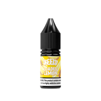 Greedy Bear Loaded Lemon vape juice bottle with black cap, yellow label.