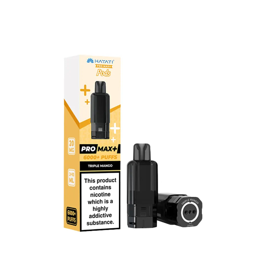 hayati pro max refillable Hayati Pro Max Plus 6000 Triple Mango Pods