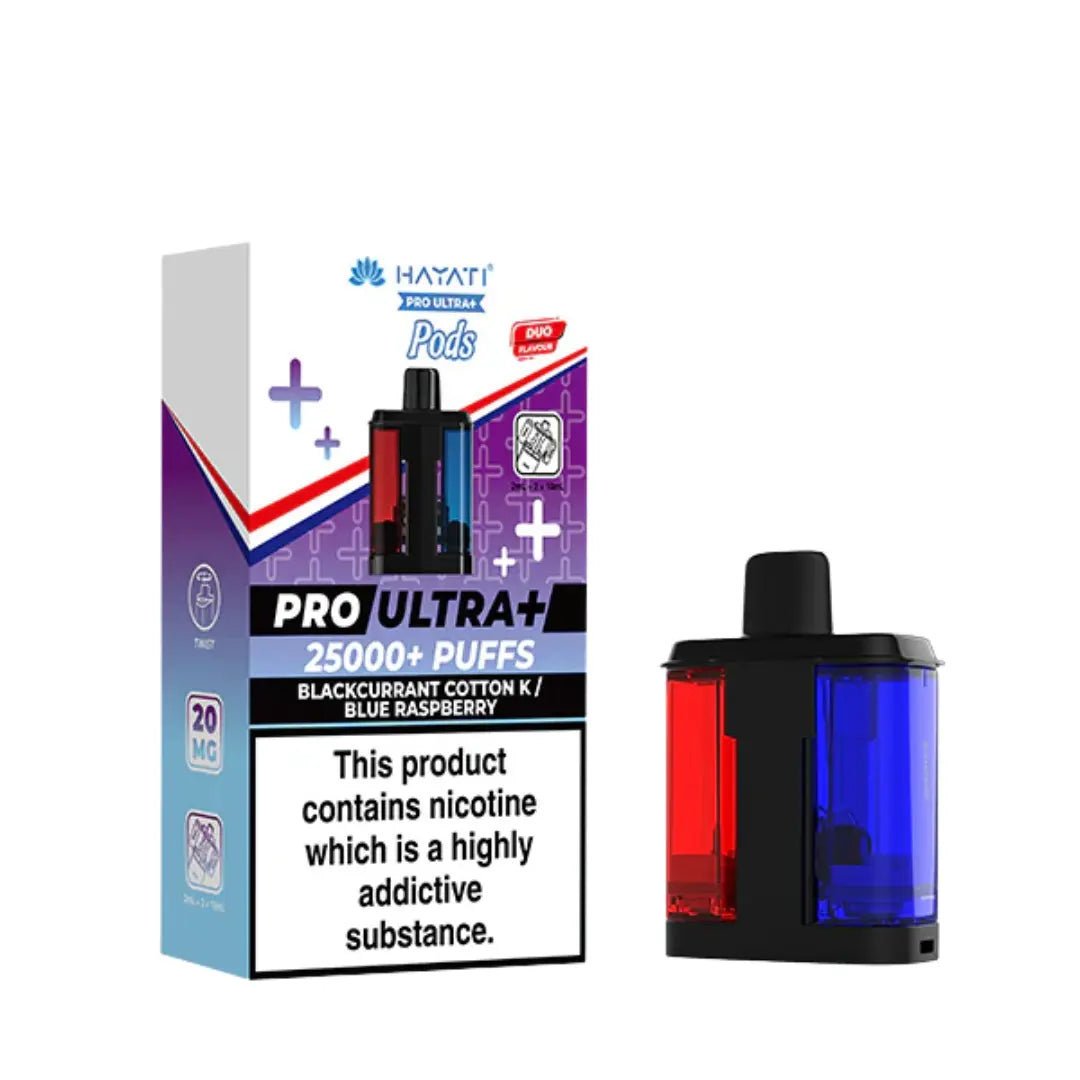 hayati twist h blue Hayati Pro Ultra Blackcurrant Cotton K / Blue Raspberry Pods