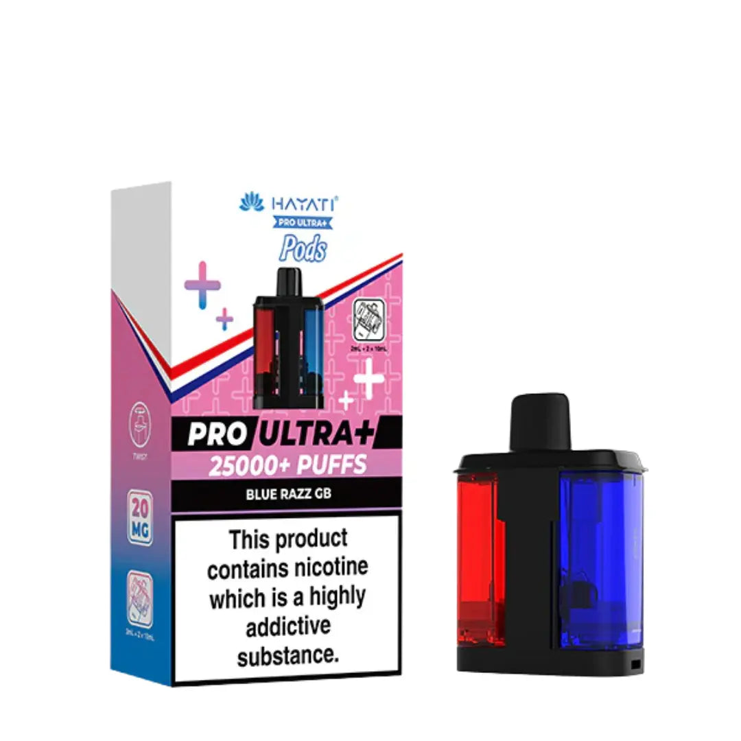 Hayati Pro Ultra Blue Razz GB Pods