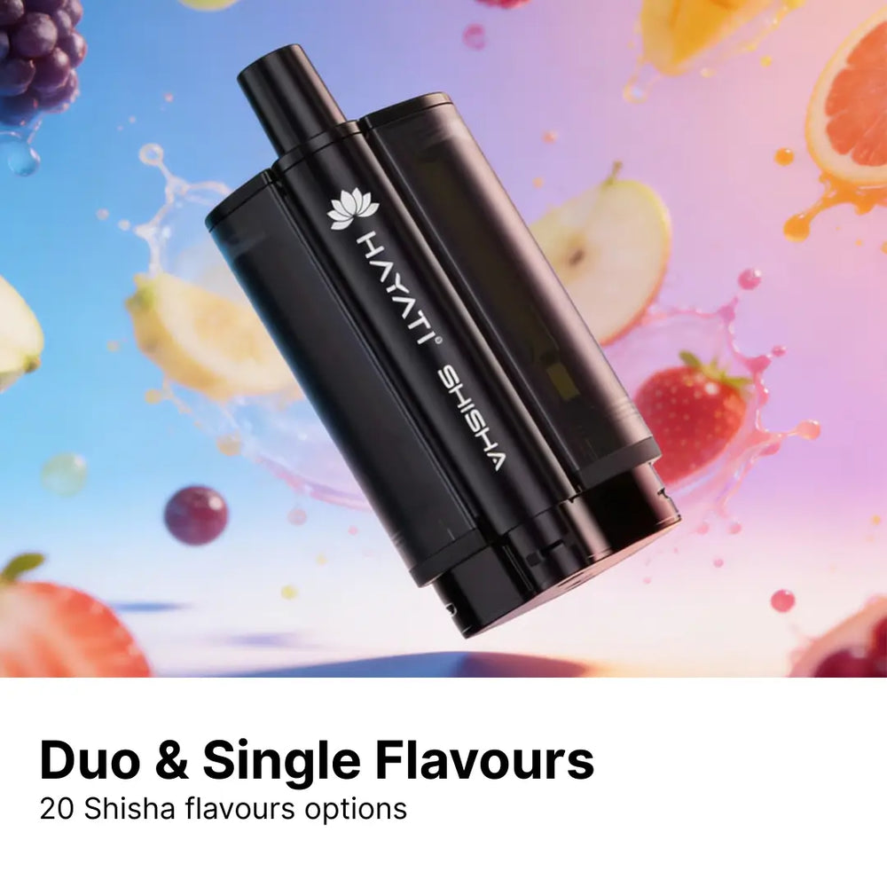 Hayati Pro Ultra Plus Shisha pods over 20 duo & single flavours