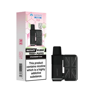 Hayati Rubik 7000 Strawberry Kiwi Refill Pod for the Hayati Rubik 7000 Vape Kit 