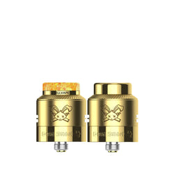 Hellvape Dead Rabbit 4 RDA in S.S, Matte Black, and Matte Full Black Colour with AG + Resin Drip Tips