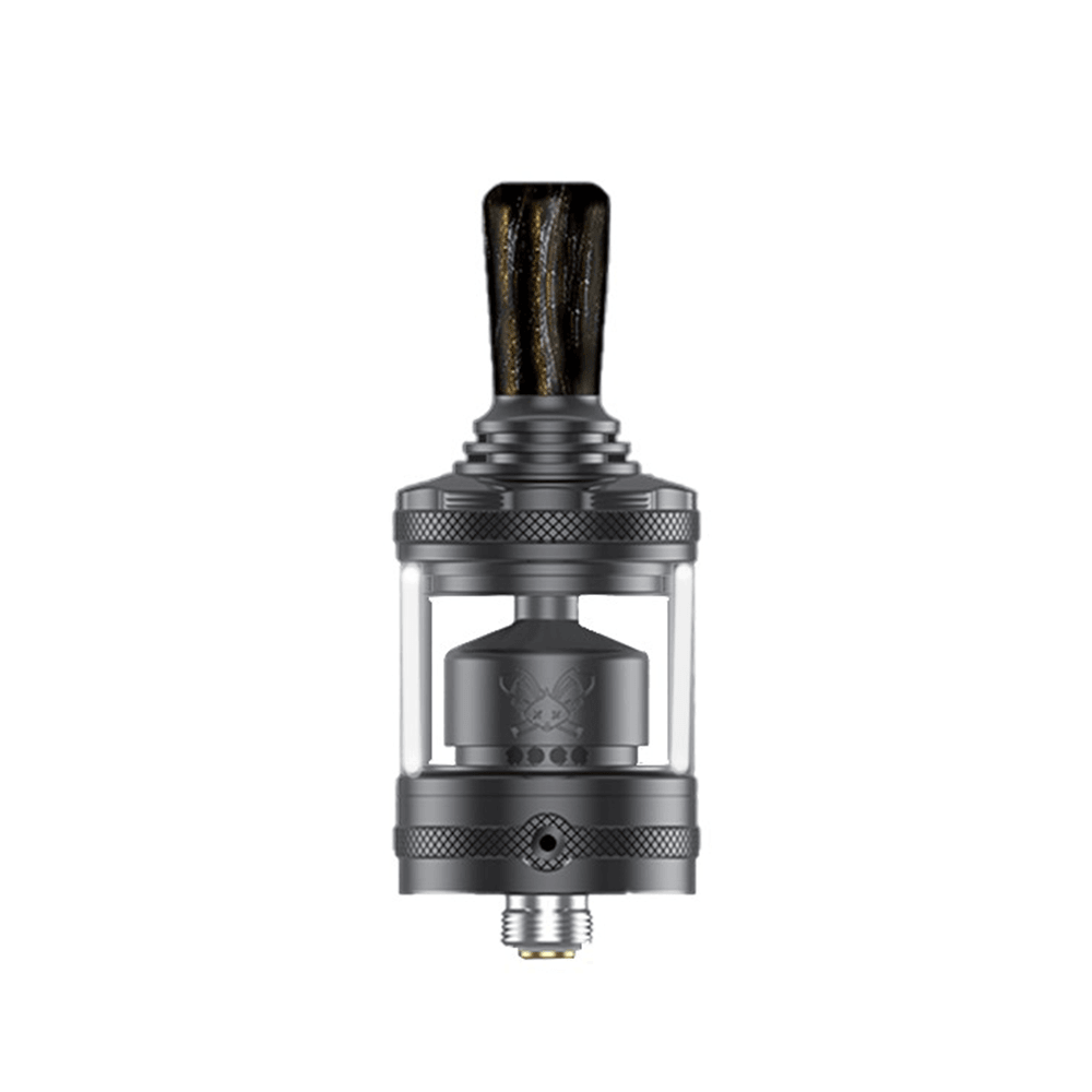 Hellvape Dead Rabbit MTL RTA in silver, displayed against a white background.