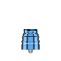 Hellvape Dead Rabbit Pro RDA in metallic blue, displayed on a white background.