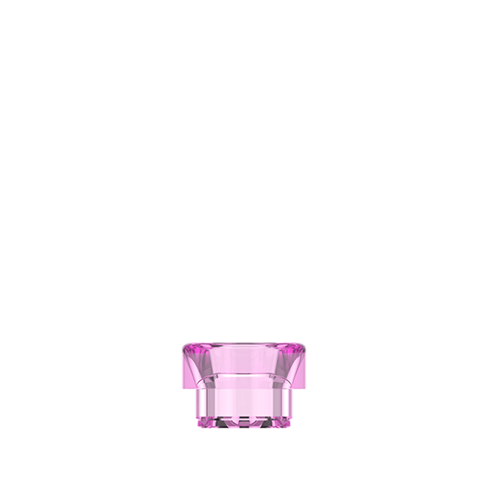 Pink drip tip accessory for Hellvape Dead Rabbit Solo RDA, displayed on a white background.