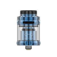 Hellvape Dead Rabbit Solo RTA in blue, displayed against a white background.