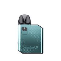 Teal Hellvape Fusion R pod kit with geometric design.